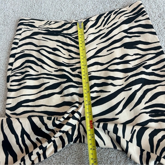 Zara cream black tiger animal print satin effect pyjama pants back slit NWT - Picture 11 of 14